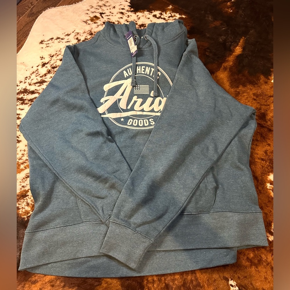 Blue ariat  hoodie